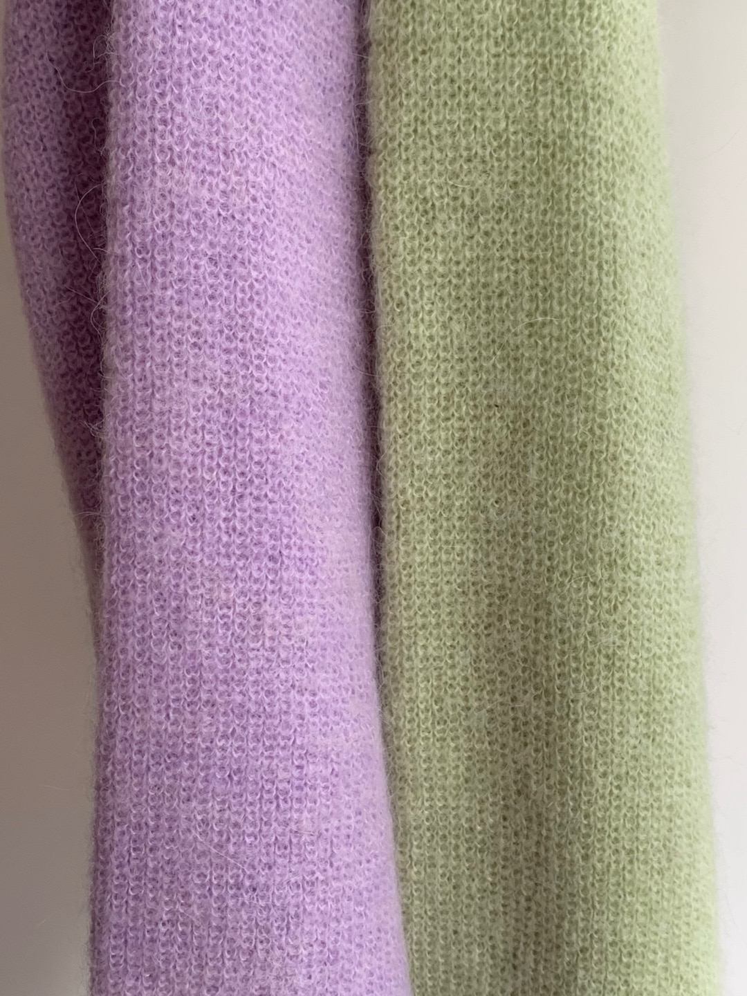smooth pastel knit