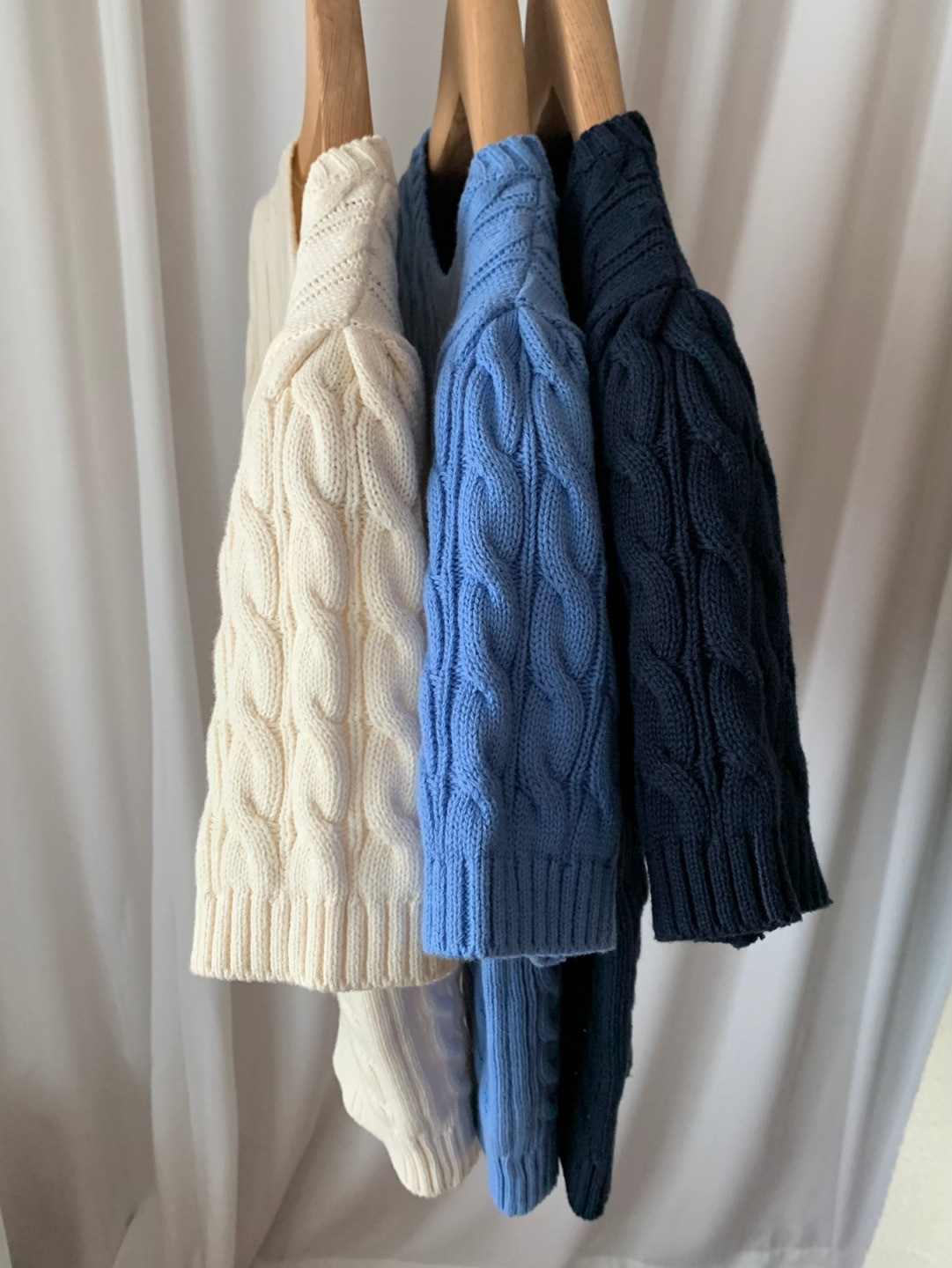 cable puff knit(배송지연)(28일pm7시마감)