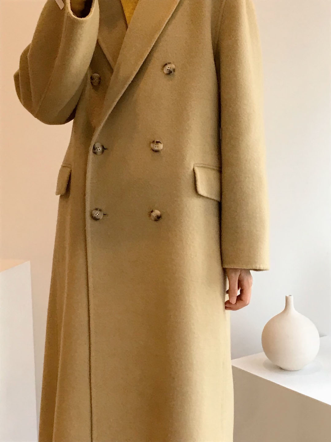 muse double handmade coat