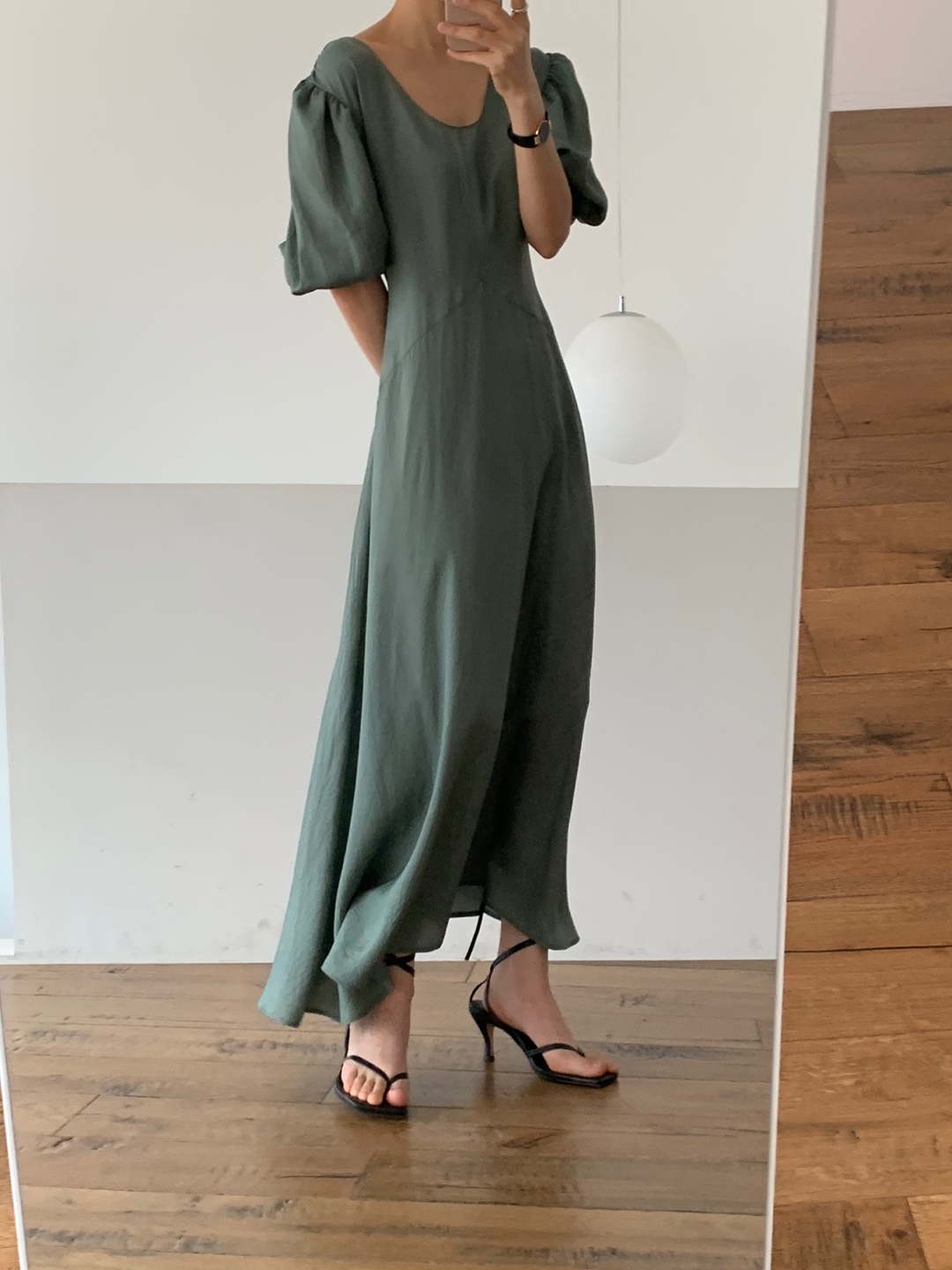 anna dress-green