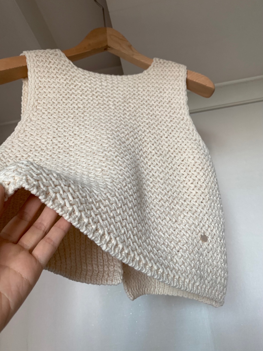 2way knitting vest