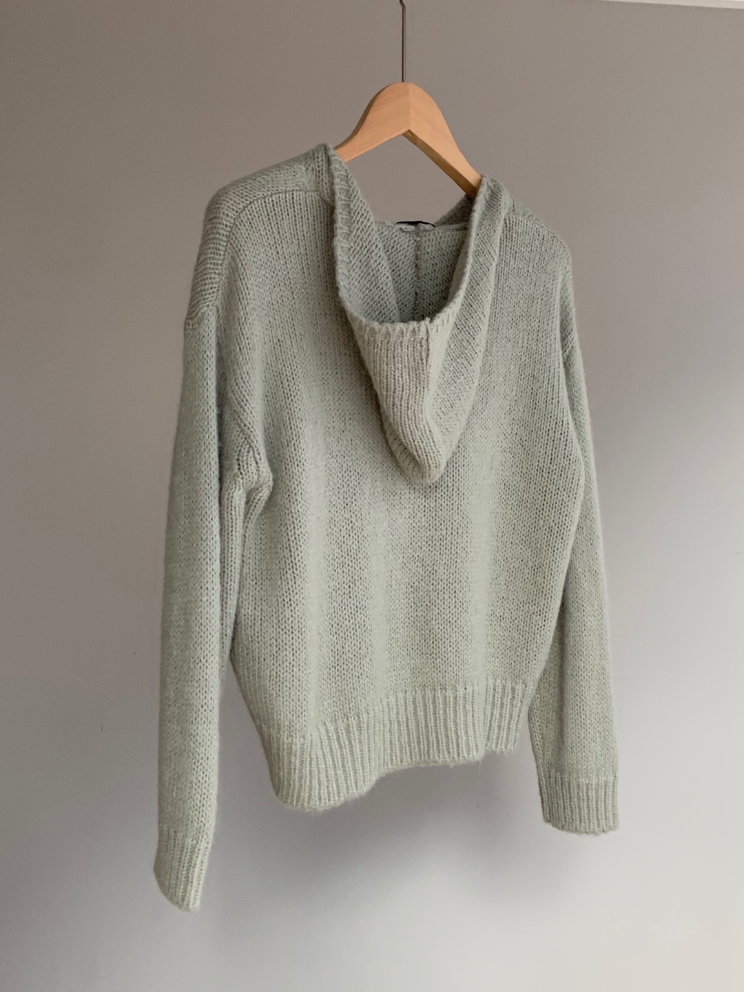alpaca hood knit(일주일지연)