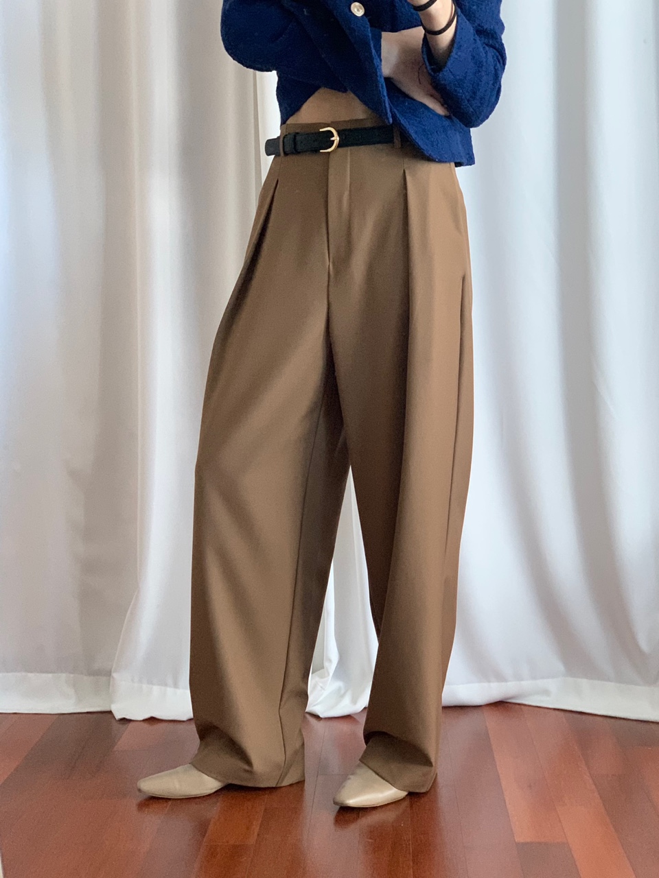 belt fold pants(6일pm8시마감)