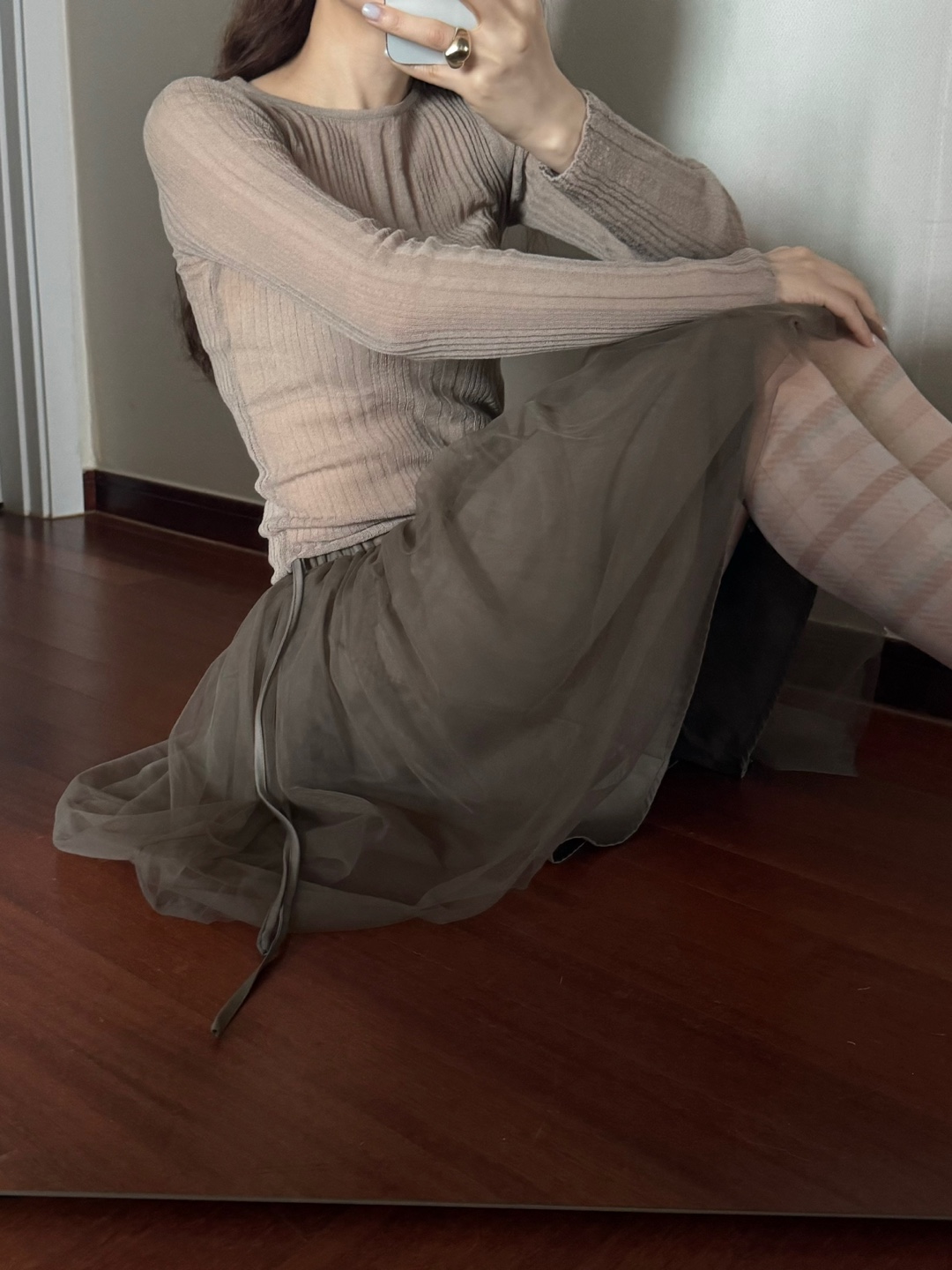 ballerina skirt-brown(28일 pm8마감)