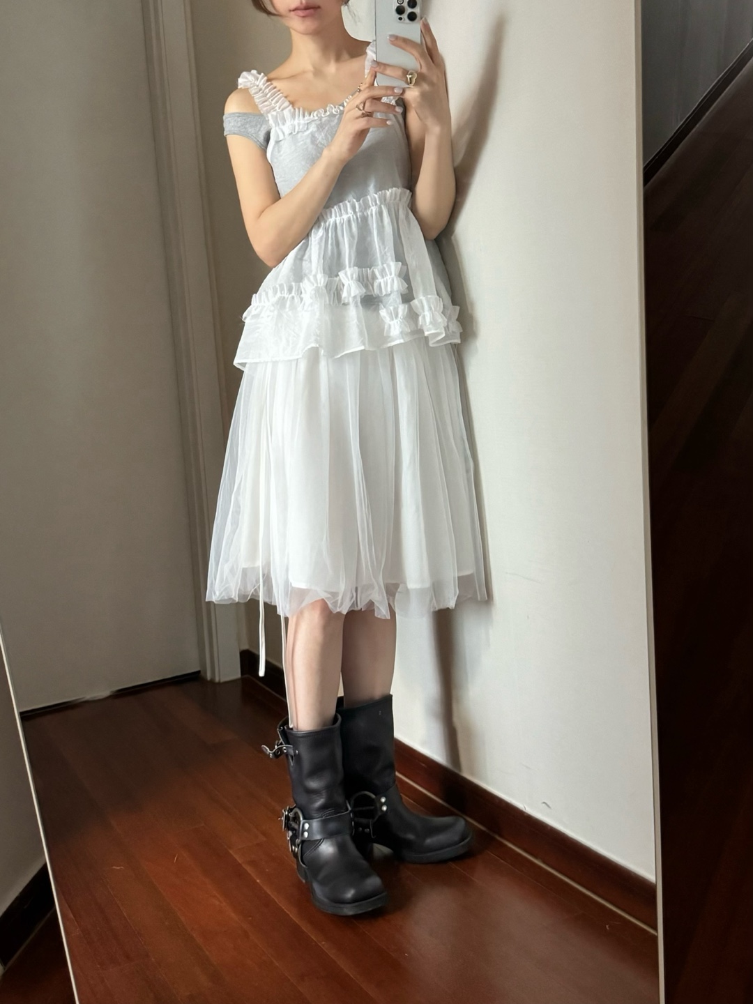 ballerina skirt-white
